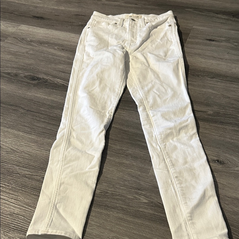 Madewell Crisp White Denim Pants